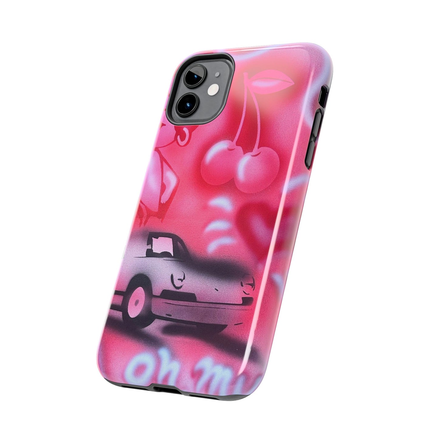 "on her way" airbrush iPhone case