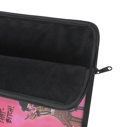 "party diva" airbrush laptop sleeve