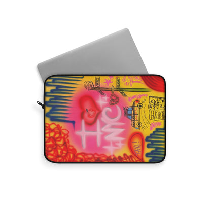 "in the city" airbrush laptop sleeve