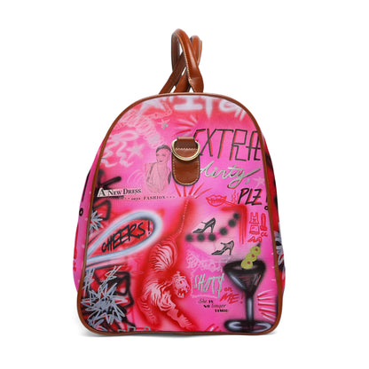 "extra dirty, plz" airbrush waterproof travel bag