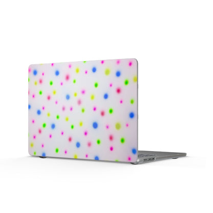 "birthday cake polka dot" airbrush matte macbook case