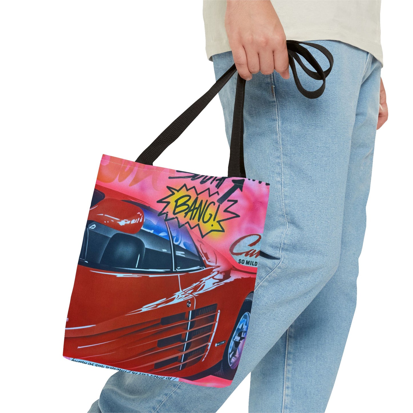 "miami momentos" airbrush tote bag