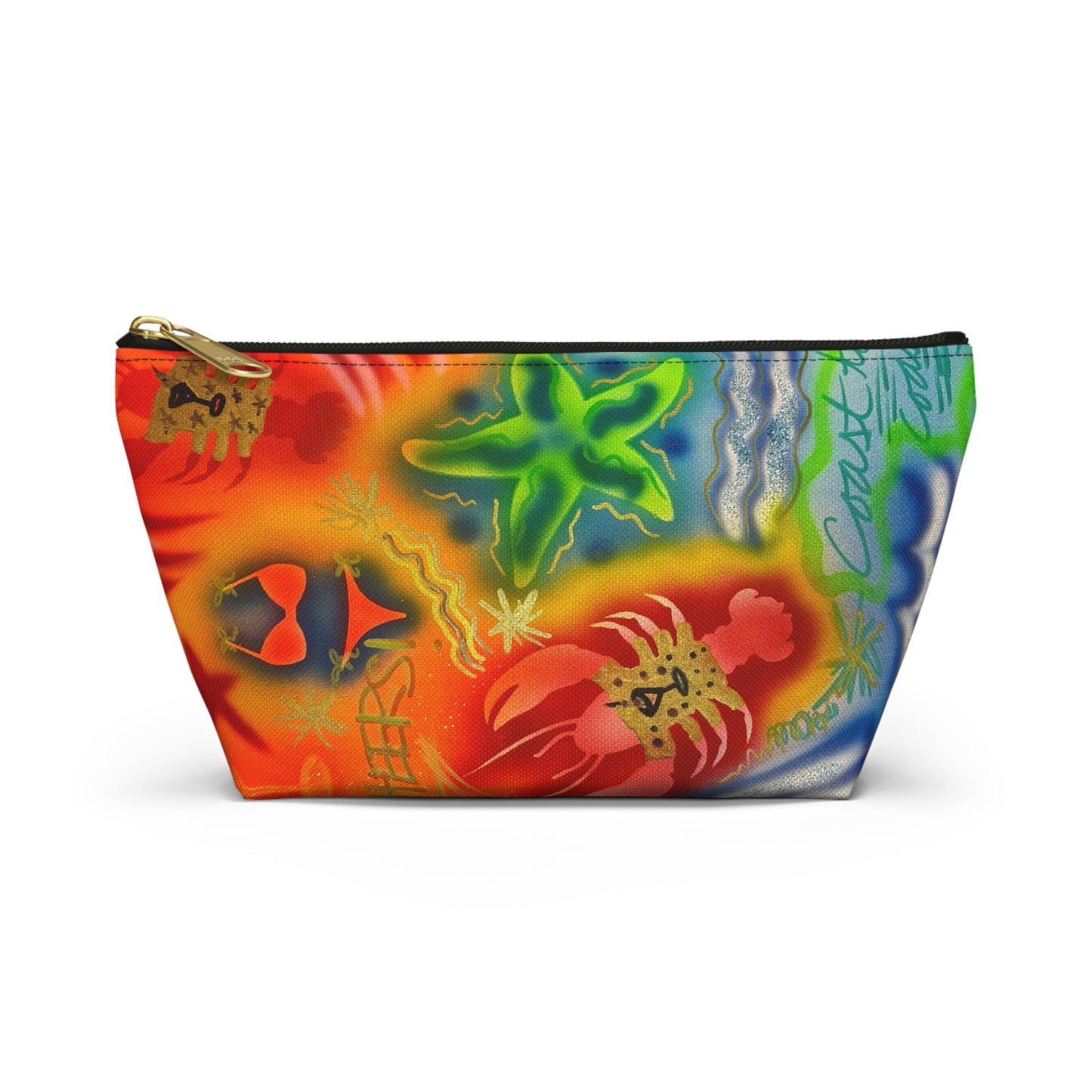 "tipsy lobster" airbrush makeup pouch