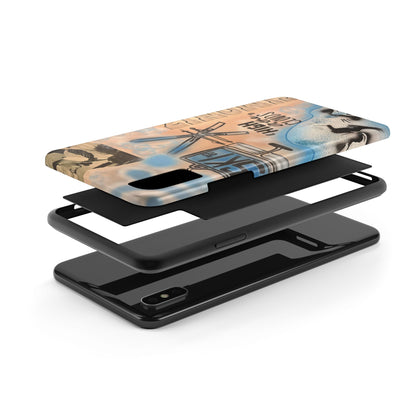 "high in the clouds" airbrush iPhone case