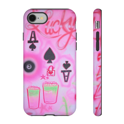 "lucky ace" airbrush iPhone case