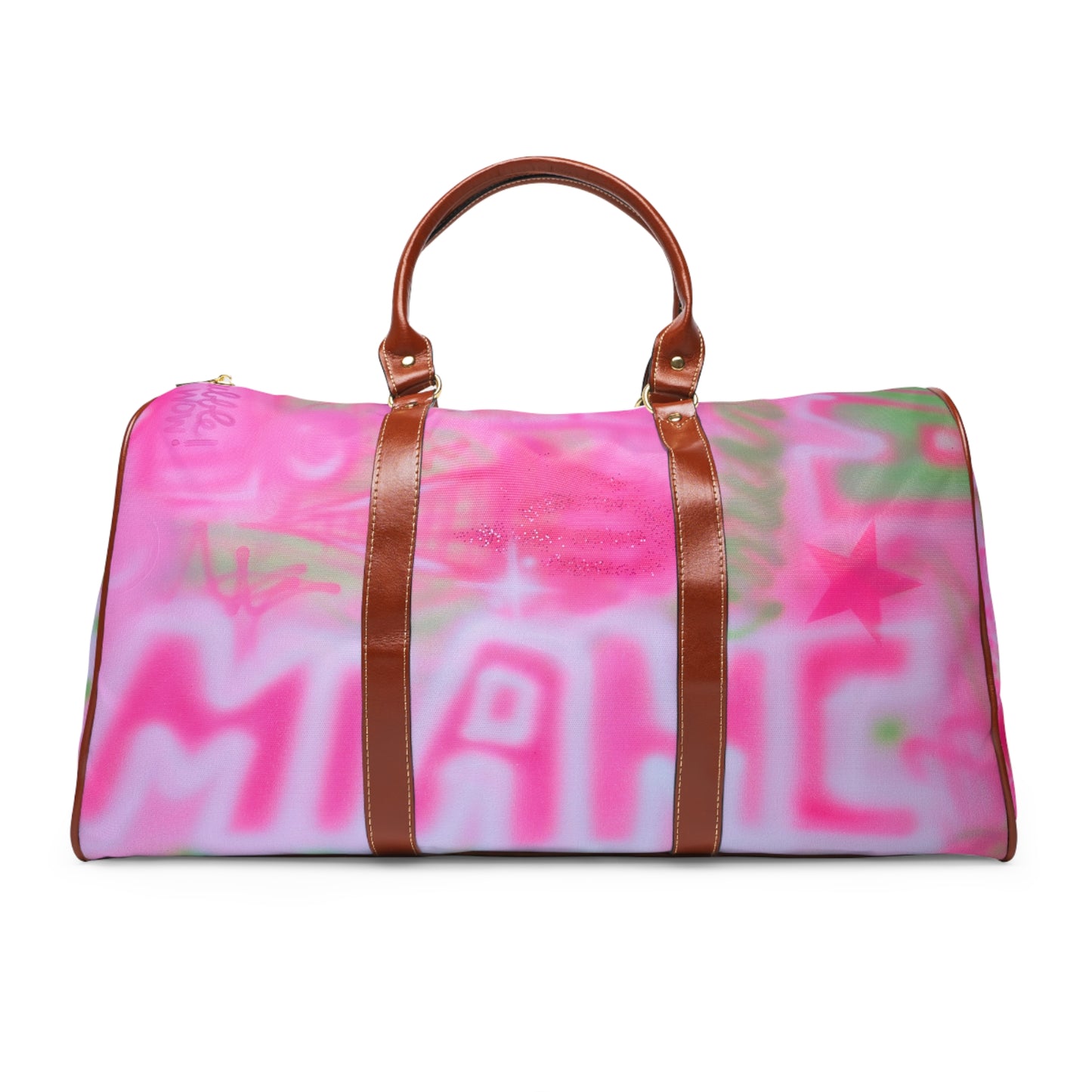 "miami matcha" airbrush waterproof travel bag