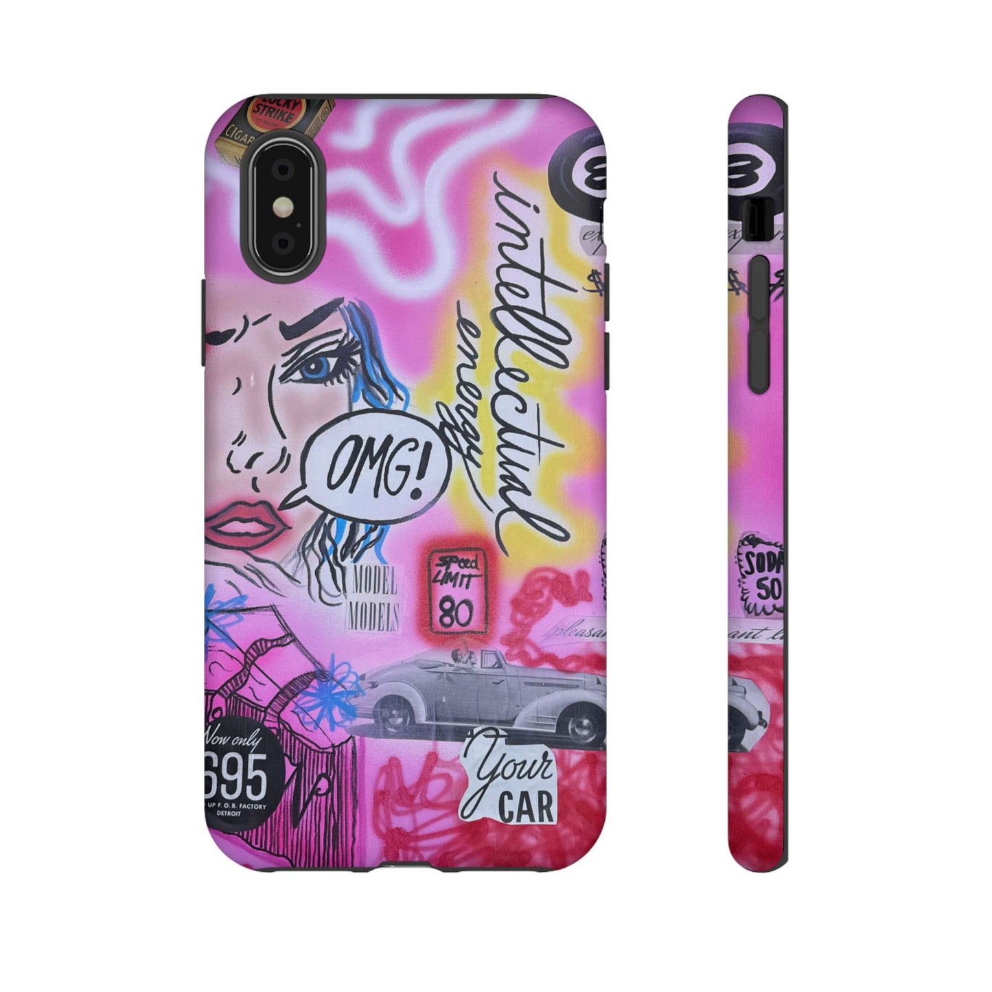 "intellectual energy" airbrush iPhone case