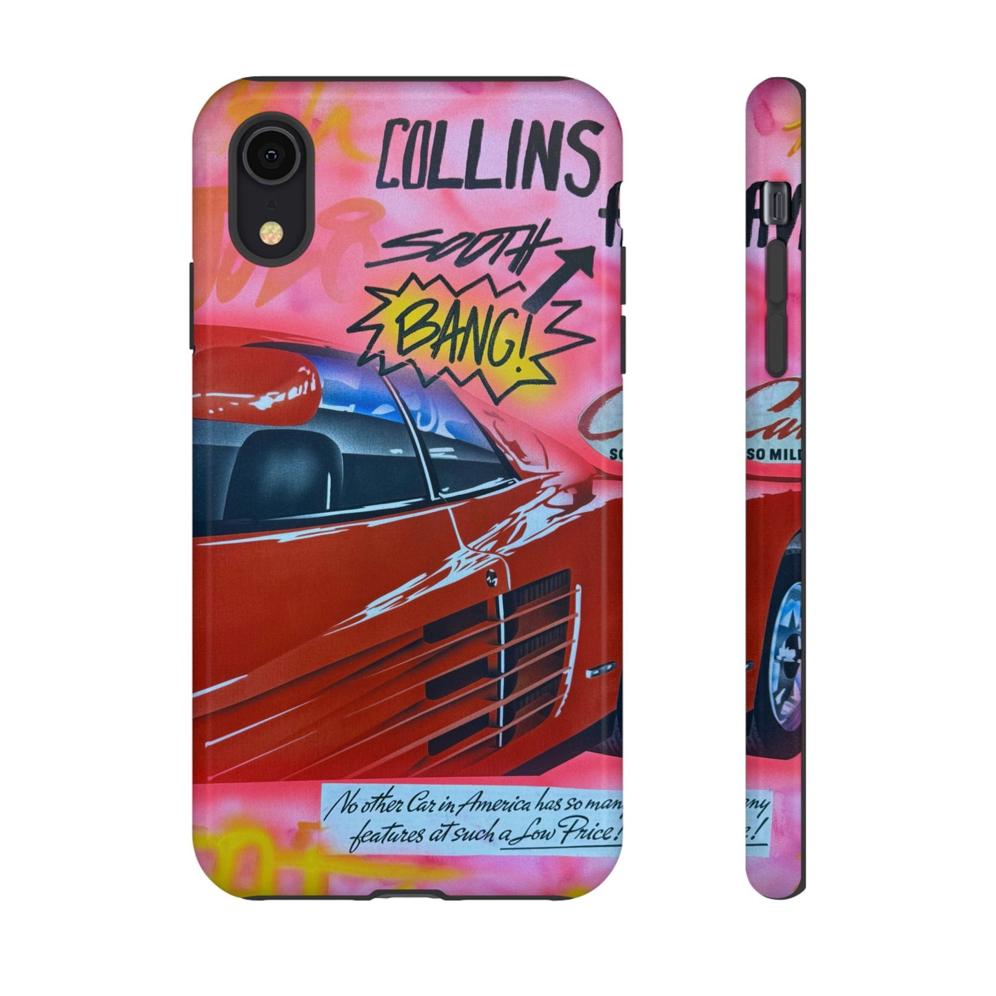 "miami momentos" airbrush iPhone case