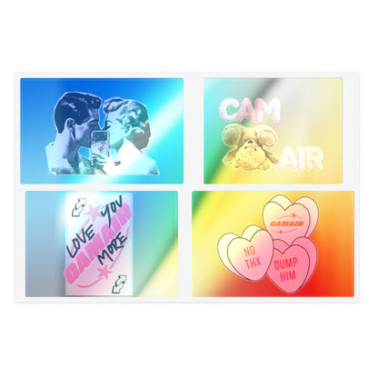 vday airbrush sticker sheet