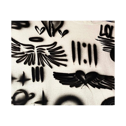 "angel energy" airbrush horizontal print