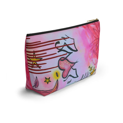 "cherry luvr" airbrush makeup pouch