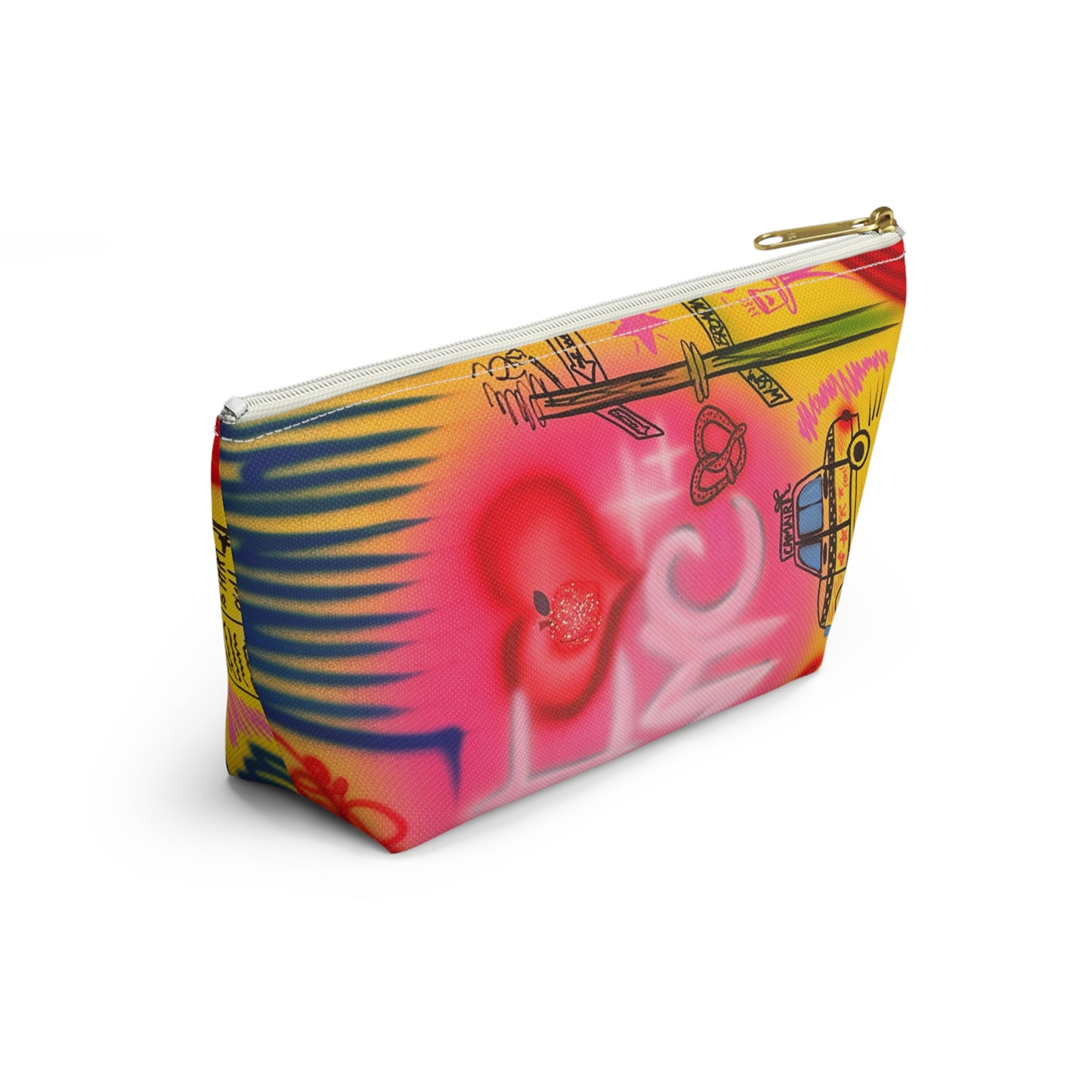 "in the city" airbrush makeup pouch