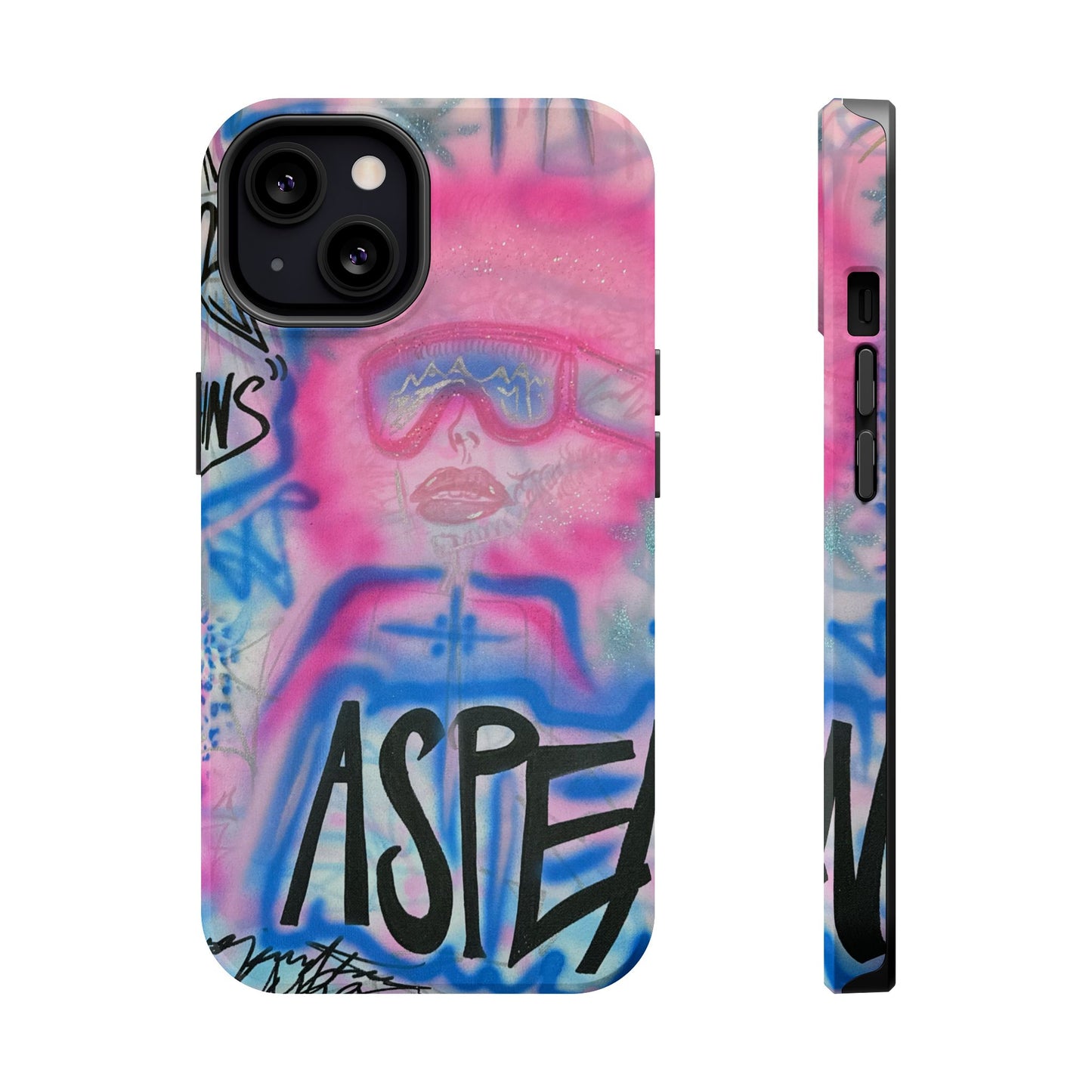 MagSafe "aspen aspirations" airbrush iPhone case