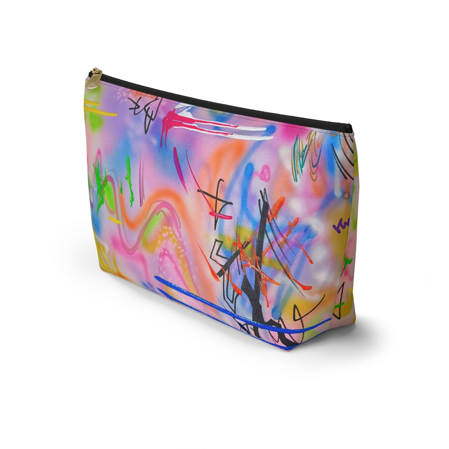 "neon haze" airbrush makeup pouch