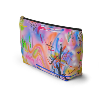 "neon haze" airbrush makeup pouch