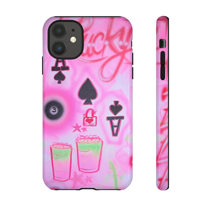 "lucky ace" airbrush iPhone case