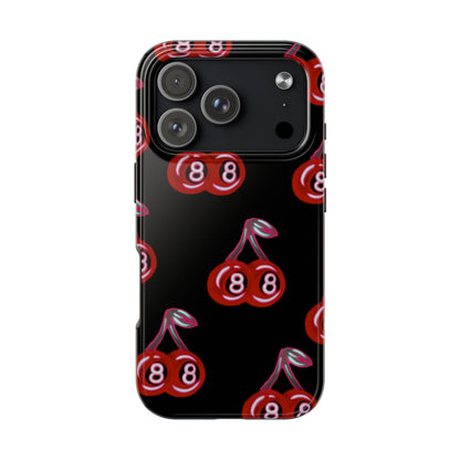"black cherry 8ball" airbrush iPhone case