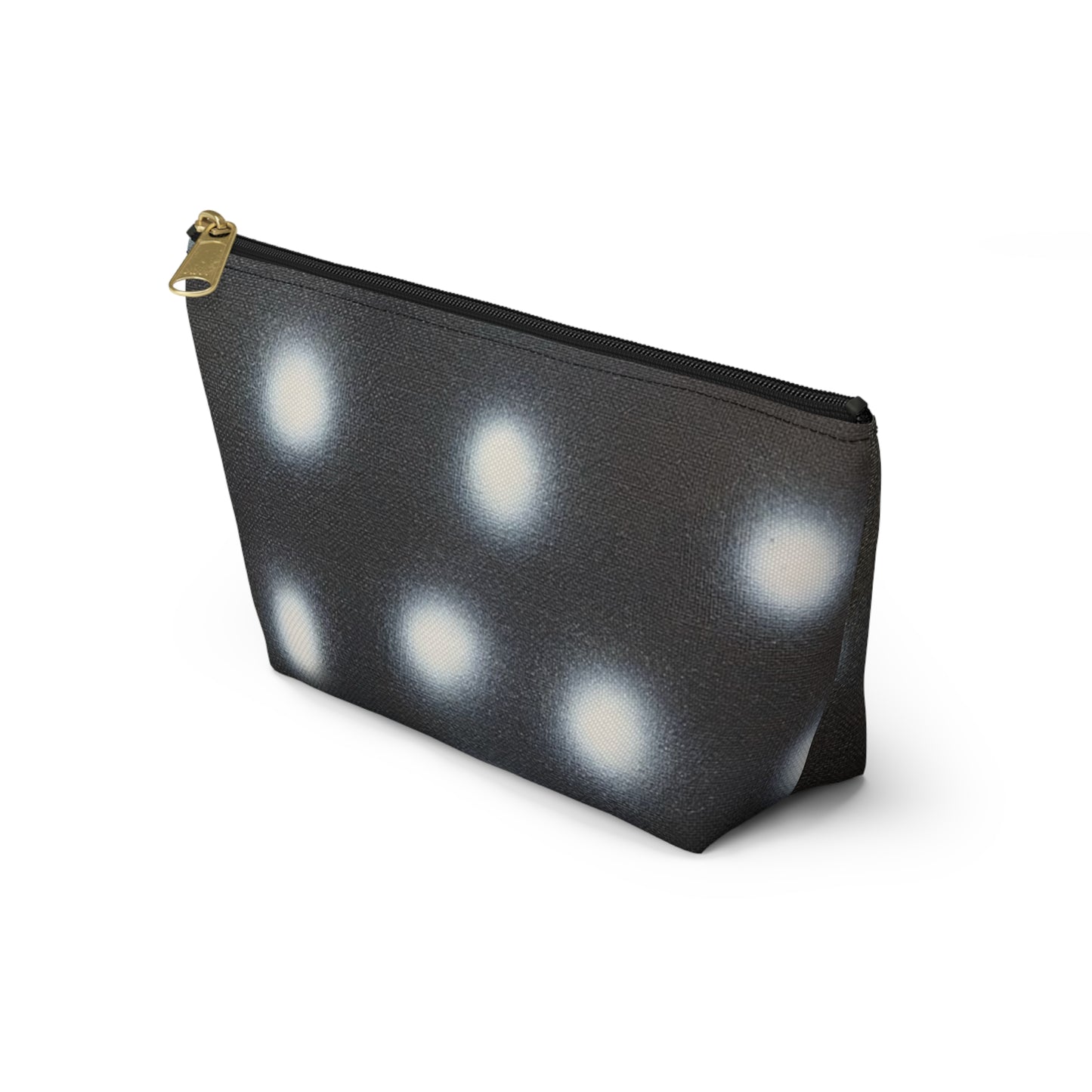 "coconut noir polka dot" airbrush makeup pouch