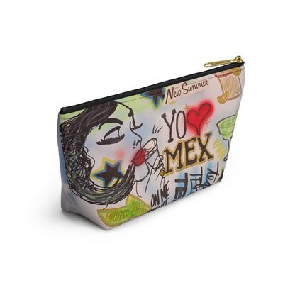 "salted lime" airbrush makeup pouch