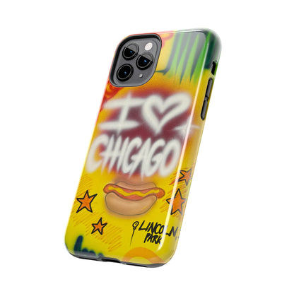 "chicago" airbrush iPhone case
