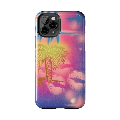 "glowy night" airbrush iPhone case