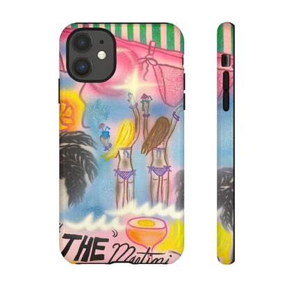 "kinis & tinis" airbrush iPhone case