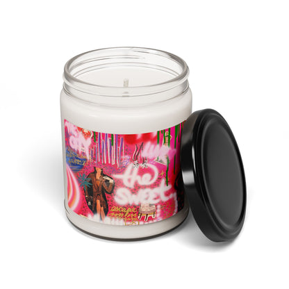 "sweet escape" airbrush soy candle