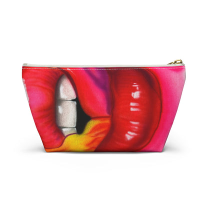 "flaming lips pt. 2" airbrush makeup pouch
