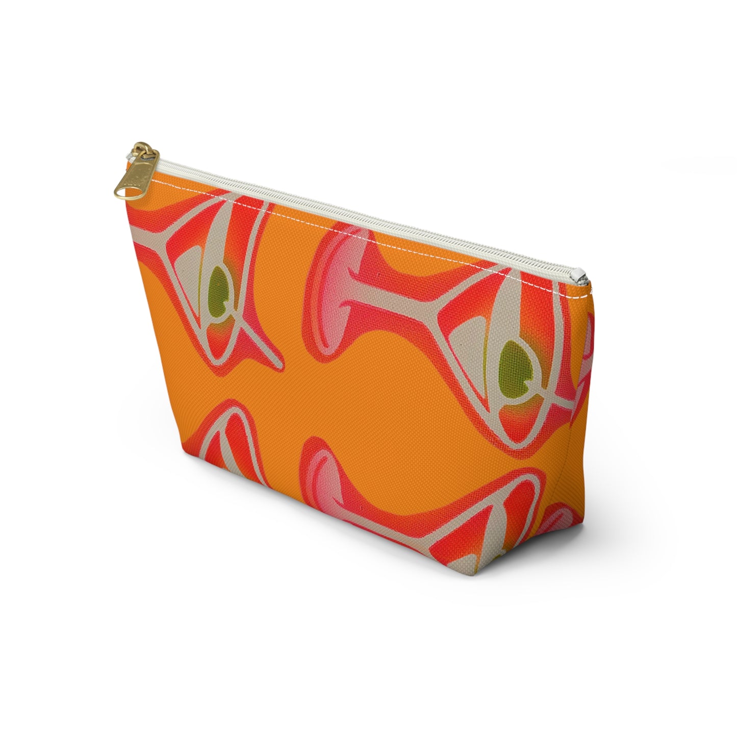 "shaken, not stirred" airbrush makeup pouch