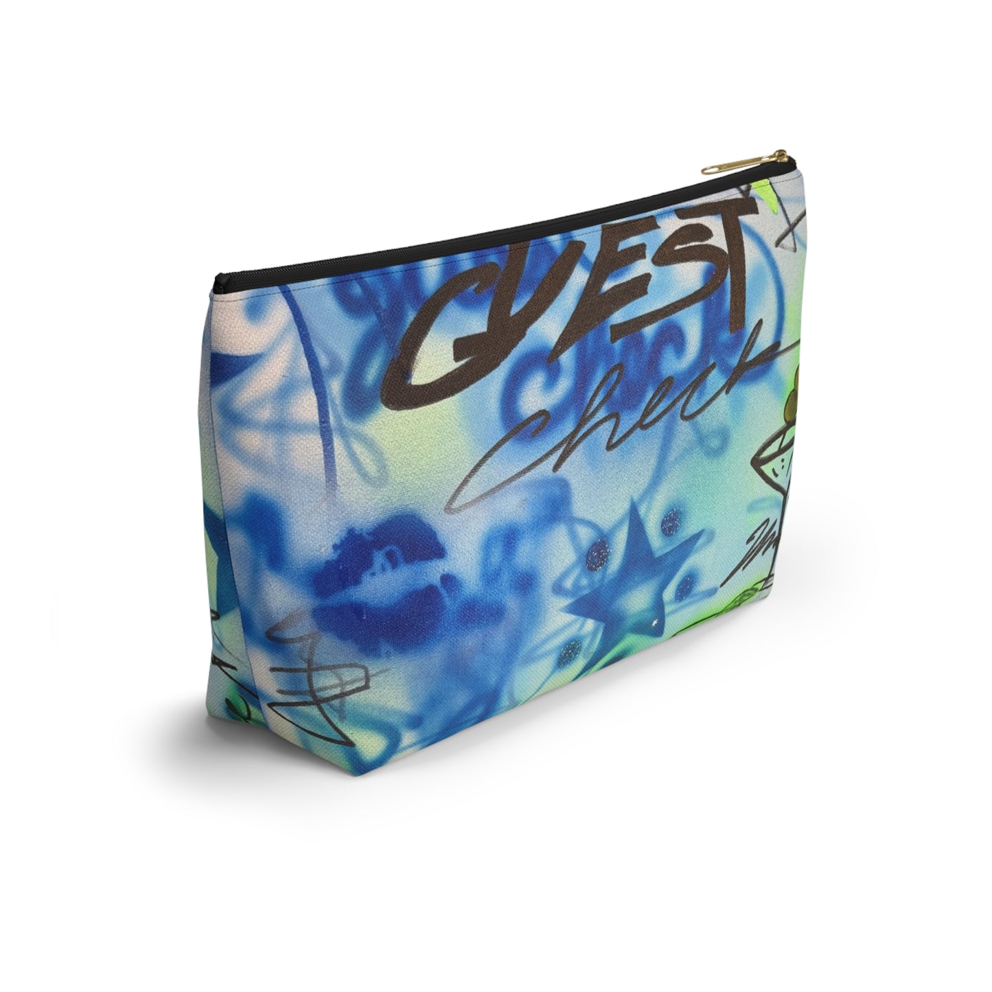 "guest check" airbrush makeup pouch