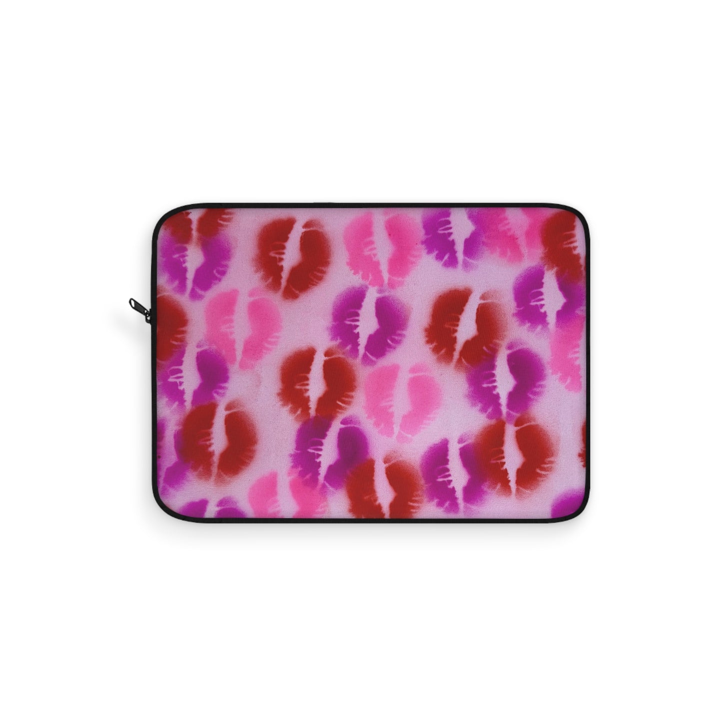 "mwah!" airbrush laptop sleeve