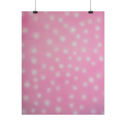 "strawberry swirl polka dot" airbrush rolled print