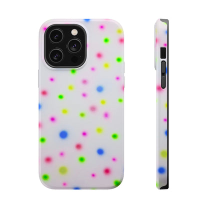 MagSafe "birthday cake polka dot" airbrush iPhone case