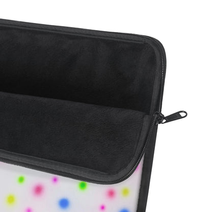 "birthday cake polka dot" airbrush laptop sleeve