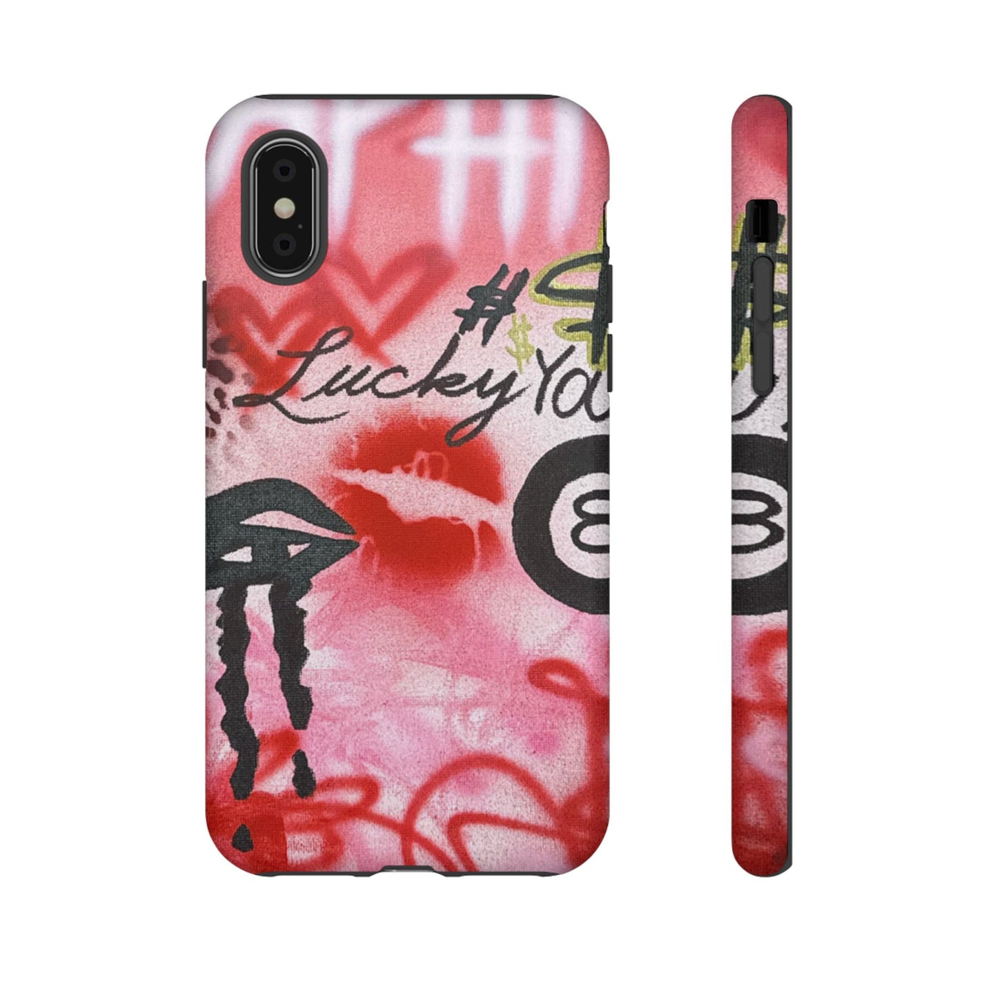 "intriguing encounter" airbrush iPhone case