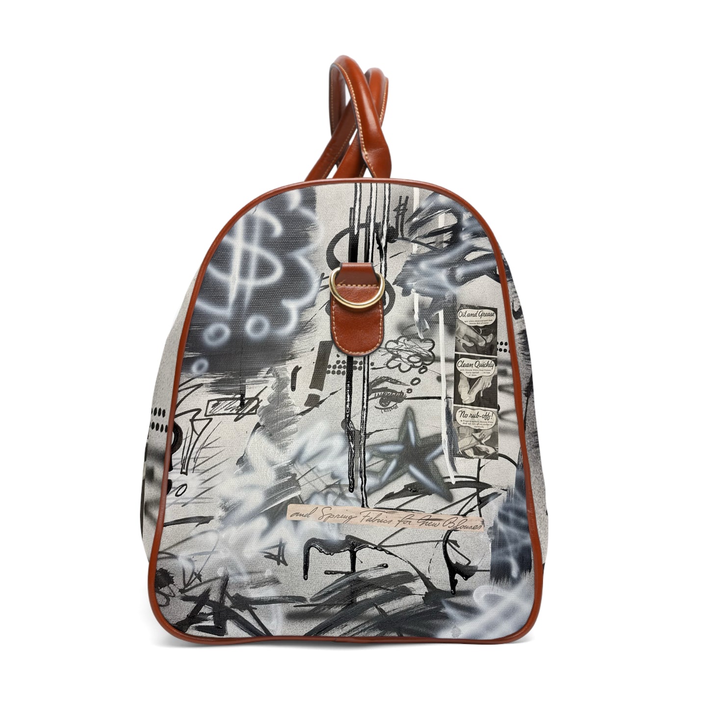"monochrome mood" airbrush waterproof travel bag