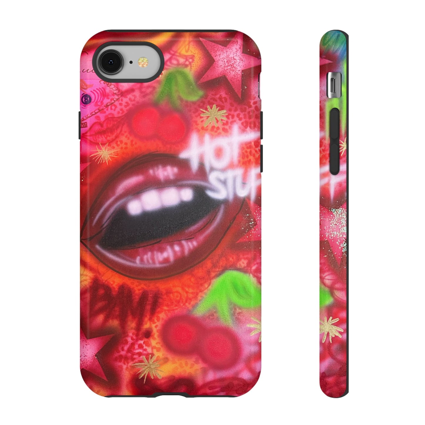 "hot stuff" airbrush iPhone case