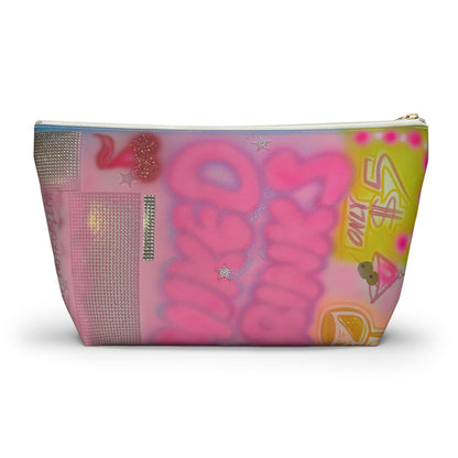 "mixed drinks" airbrush makeup pouch