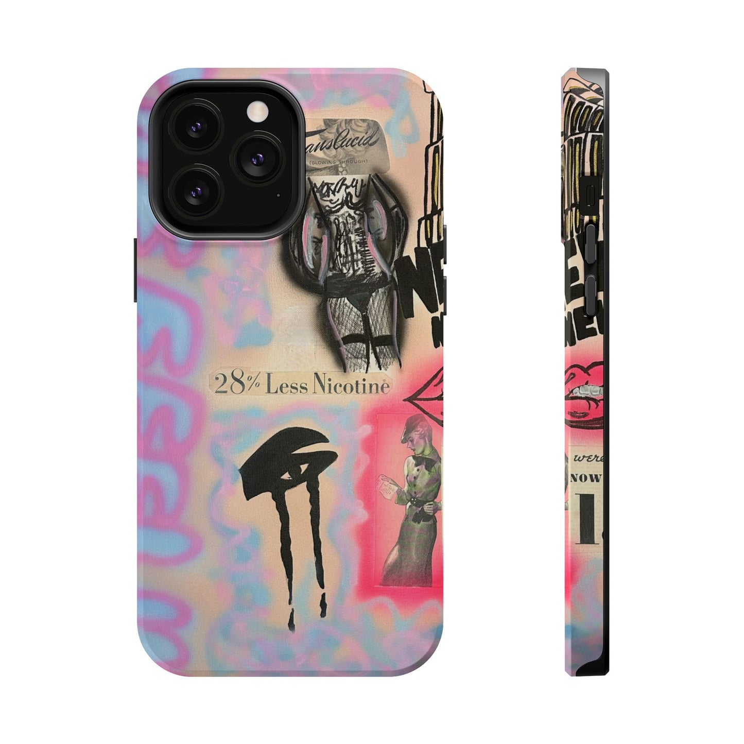 MagSafe "the feeling" airbrush iPhone case