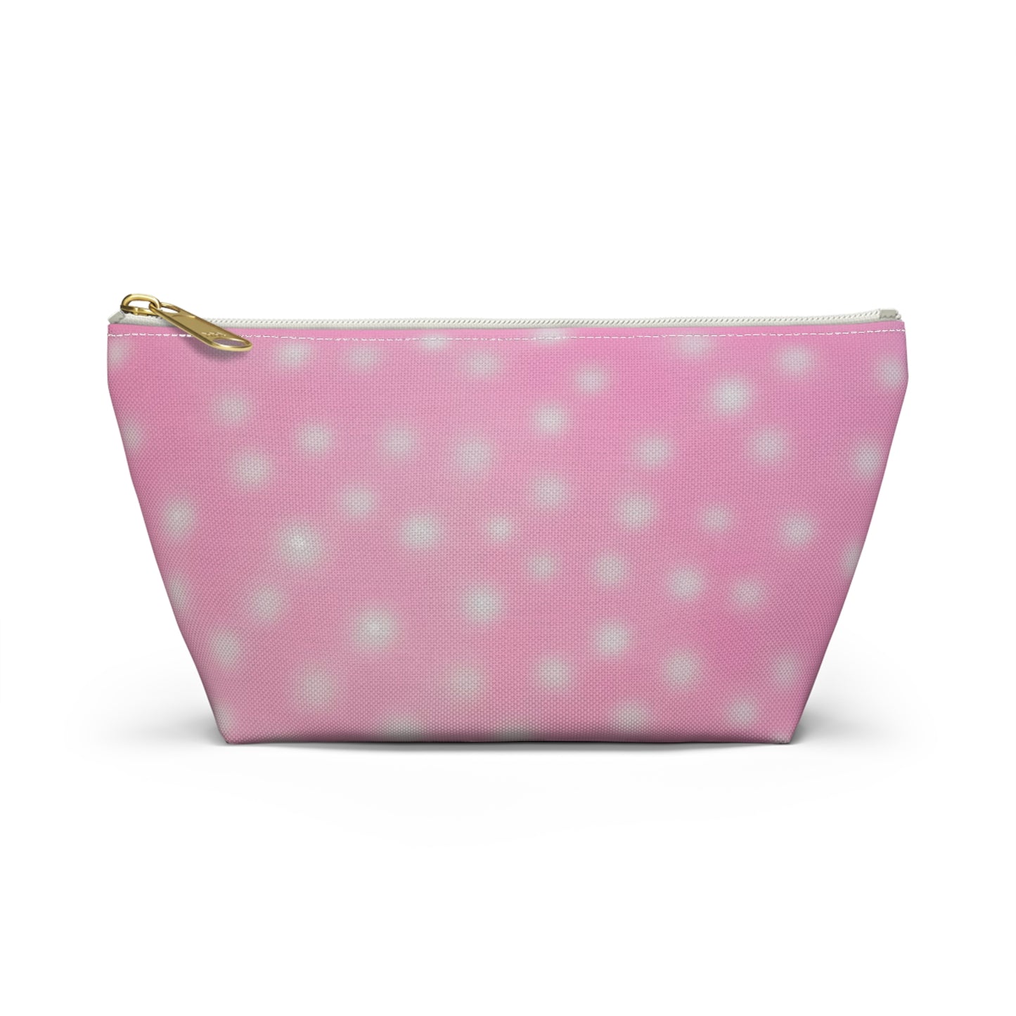 "strawberry swirl polka dot" airbrush makeup pouch