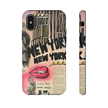 "new york, new york" airbrush iPhone case