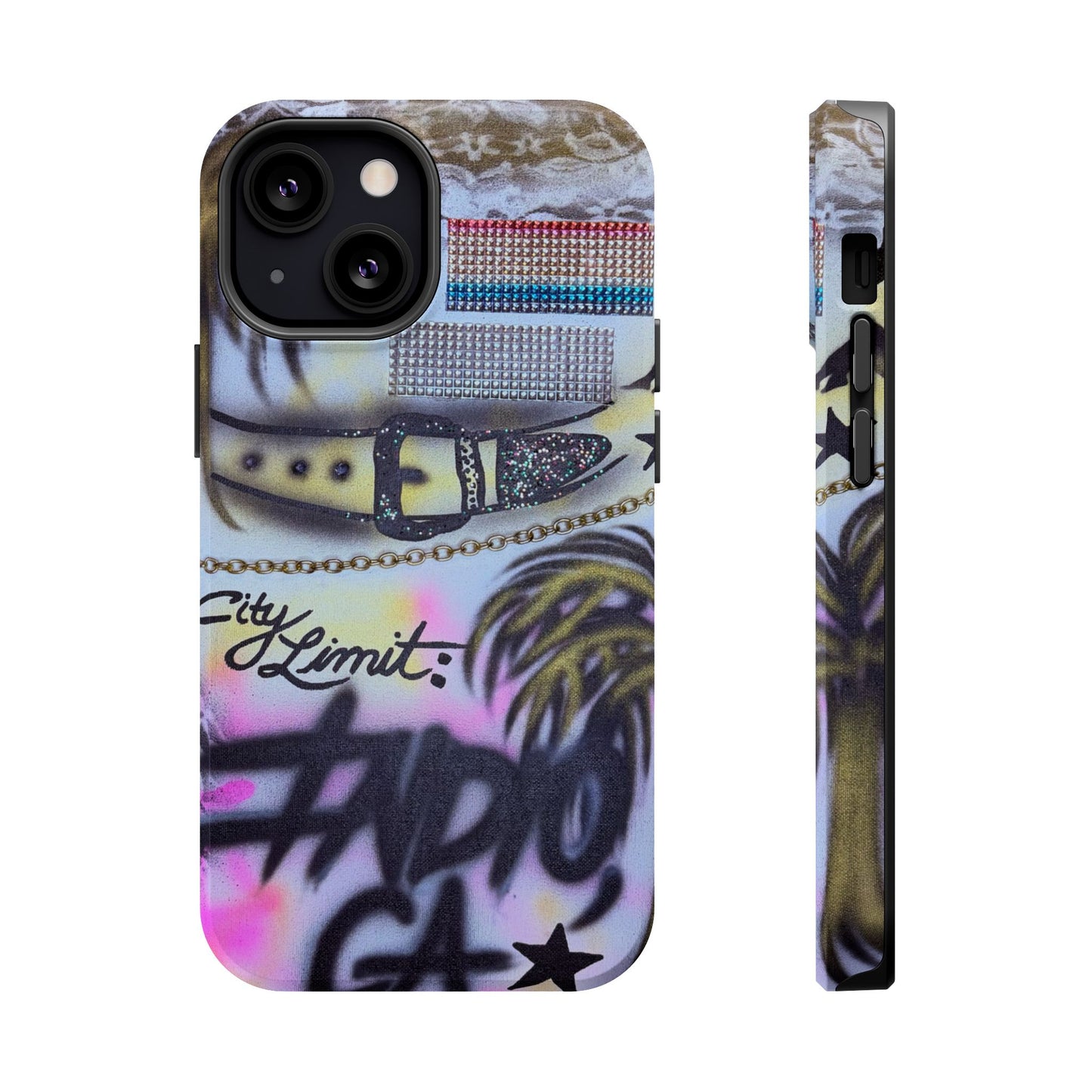 MagSafe "indio, ca" airbrush iPhone case