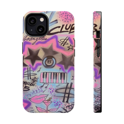 MagSafe "jazz club" airbrush iPhone case