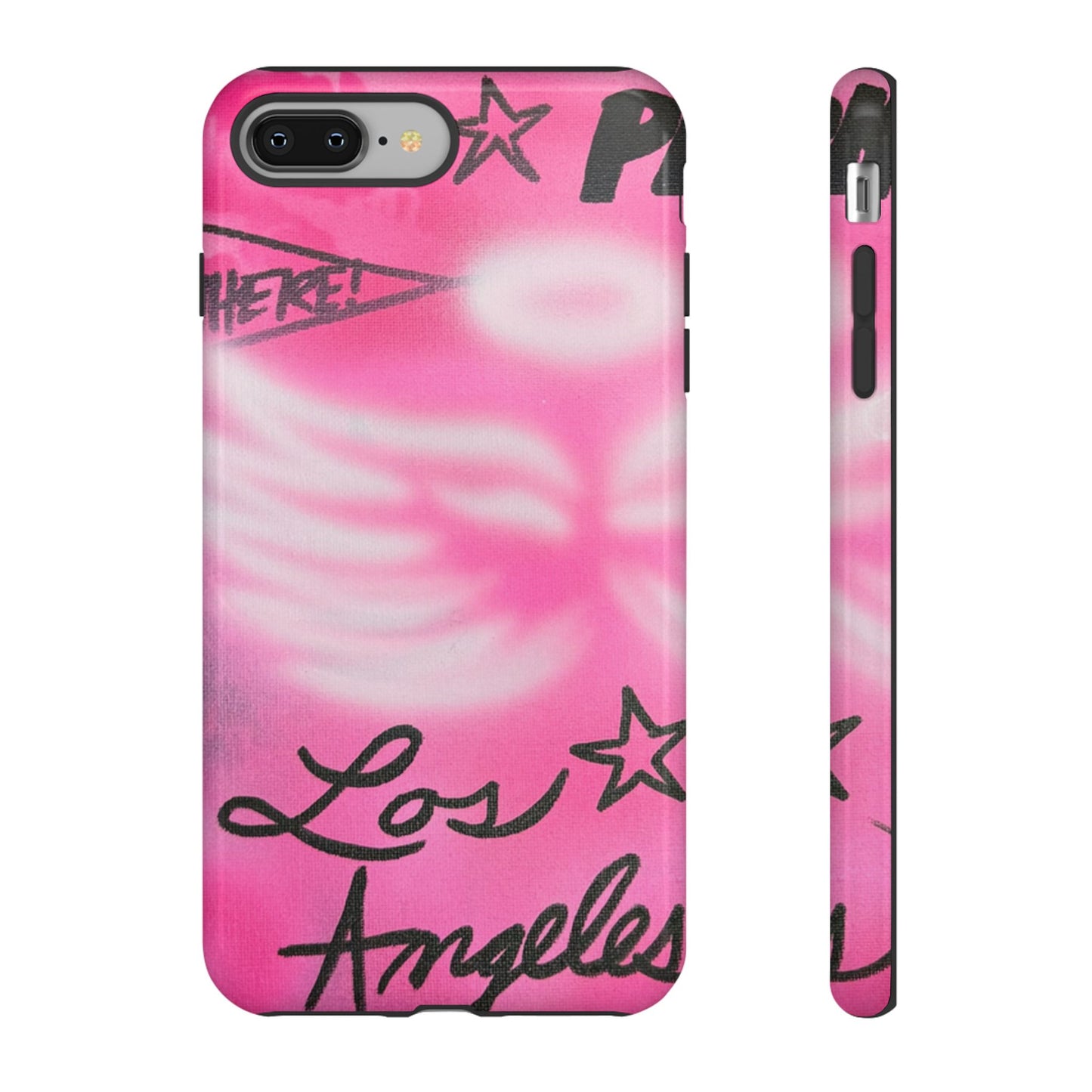 "pink angel wings" airbrush iPhone case
