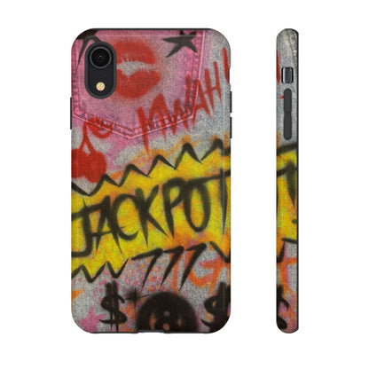 "JACKPOT!" airbrush iPhone case