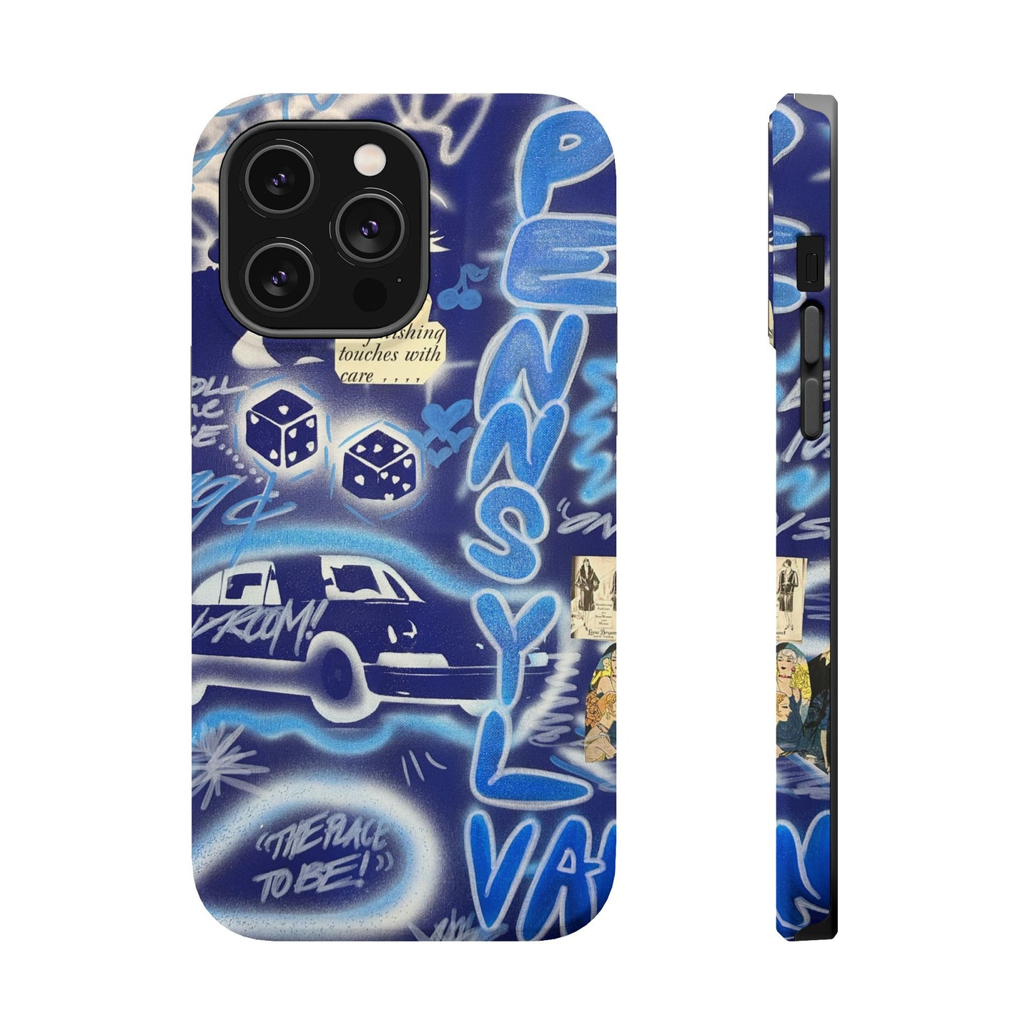 MagSafe "state college, pa" airbrush iPhone case