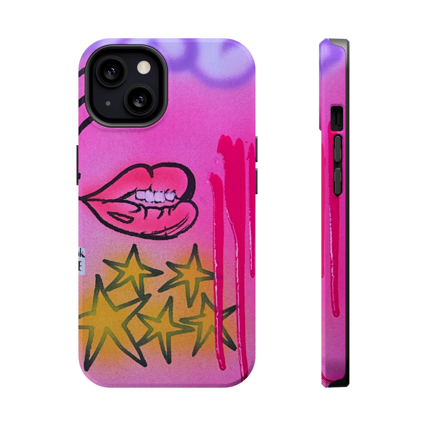 MagSafe "star drip" airbrush iPhone case