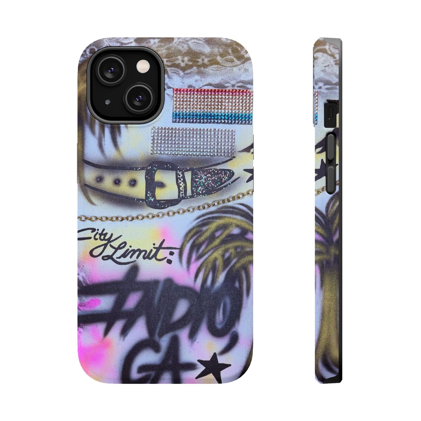 MagSafe "indio, ca" airbrush iPhone case