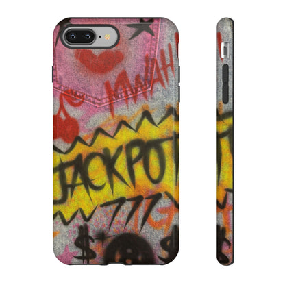"JACKPOT!" airbrush iPhone case