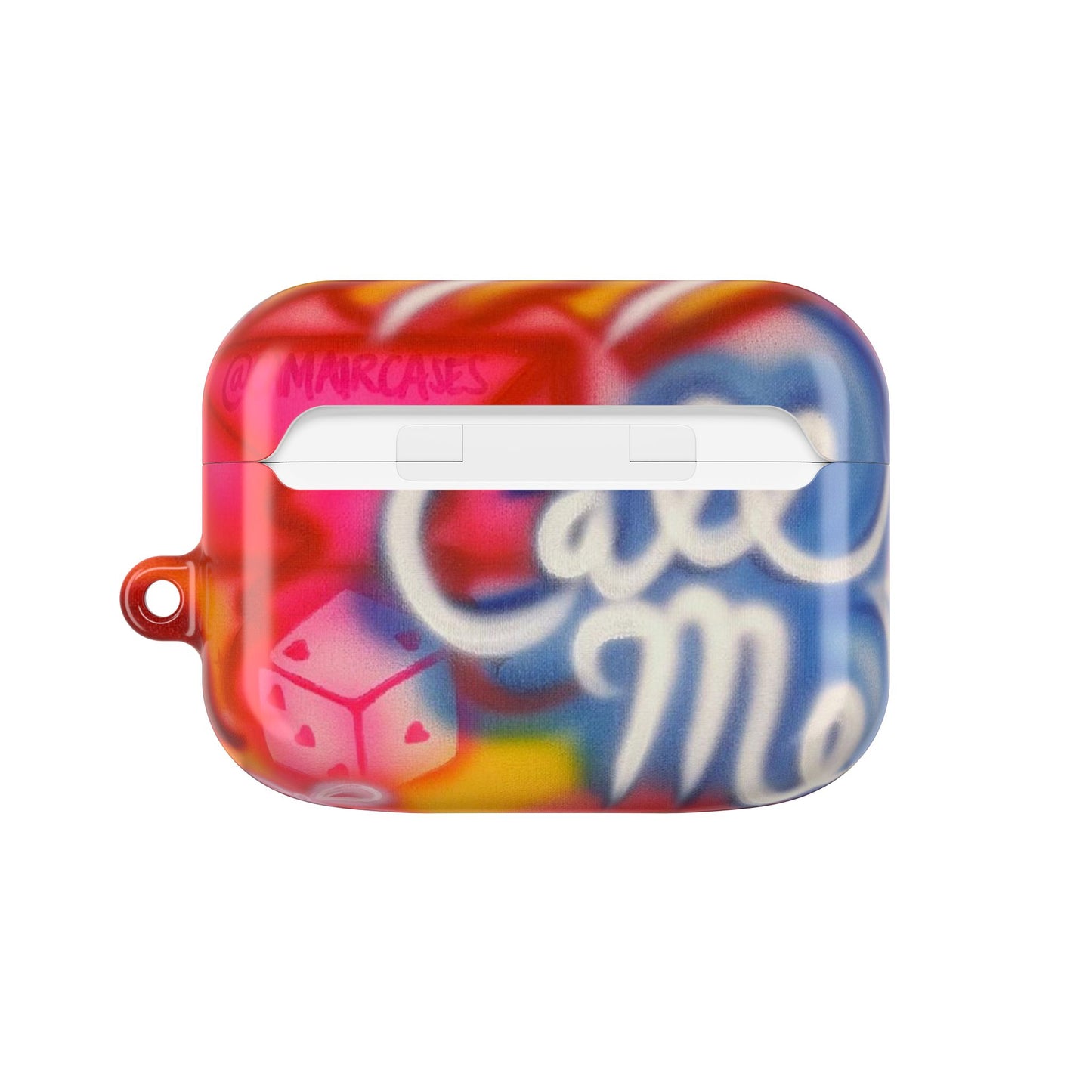 "call me" airbrush airpod cases